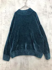 any FAM エニィファム モール ハイネック 長袖 ニット セーター sizeF/ブルー系 ◇■ レディース