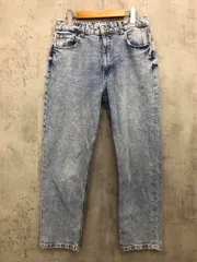 ZARA ザラ ハイウエスト マムフィット テーパード デニムパンツ size42/ブルー系 ■■ レディース