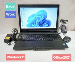 初期設定不要★NEC Core i5 4300M 2.6GHz 8GB 320GB Windows11 Office2021 エクセル ワード パワーポイント 15.6インチ ノートパソコン★
