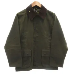 バブアー Barbour A100 original bedale jacket ビデイル オイルド ジャケット C32/81cm ジップアップ 襟コーデュロイ カーキ /AE