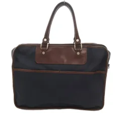 オロビアンコ OROBIANCO ブリーフケース ビジネスバッグ ナイロン レザートリム 紺 ネイビー /UO