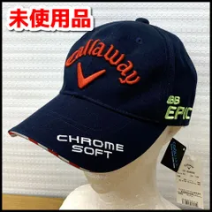 未使用品　Callaway　キャロウェイ　ゴルフ　キャップ　ネイビー　現状品　YMO2-062-08/60のサムネイル