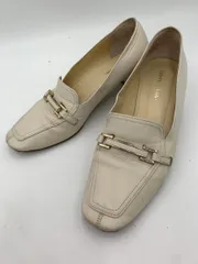 odette e Odile オデットエオディール ユナイテッドアローズ スクエアトゥ 日本製 ローヒール パンプス size23.5?/オフホワイト ■■ レディース