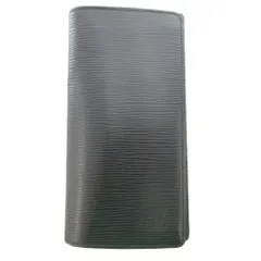 ルイヴィトン LOUIS VUITTON M60622 エピ ポルトフォイユ ブラザ 長財布 二つ折り レザー 黒 /UO