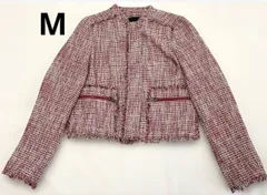 BANANA REPUBLIC サイズ2  M  ツイードジャケット 赤 レッド系のサムネイル