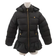 ケイトスペード KATE SPADE ペプラム ダウンジャケット 2way ブルゾン フード ブラック 140 /FF