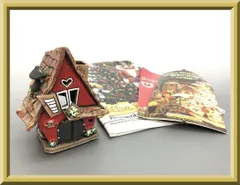 未使用 保管品 ドイツ製 Kthe-Wohlfahrt ケーテ・ウォルファルト 陶器製 ハウス型 家型 お香立て キャンドルホルダー かわいい インテリア 雑貨 小物 アンティーク調 置物 飾り物 栞/袋付