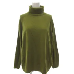 ロッソ ROSSO アーバンリサーチ ウォッシャブルホールデザインタートルニット セーター ウール F カーキ タートルネック 長袖 /FF