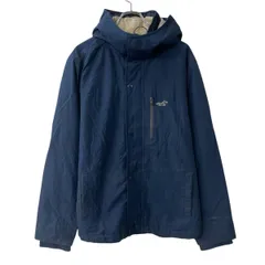 HOLLISTER CALIFORNIA ALL-WEATHER COLLECTION ジャケット L ネイビー フーディー ジップアップ スナップボタン アウター 秋冬物 a802-5242のサムネイル