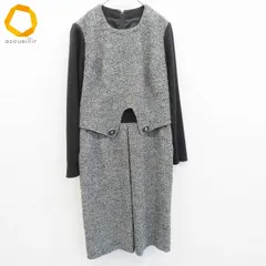 ジュンアシダ junashida ワンピース ロング ニット スリット ミックス レディース [w994736]のサムネイル