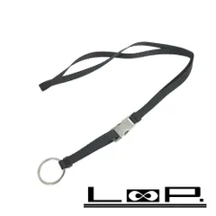 プラダ ■新同■ キーリング ネックストラップ ロゴ ナイロン メタル ブラック シルバー 4AP103 箱 【32626】7