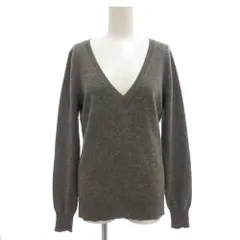 セオリー Theory カシミヤニット セーター 長袖 プルオーバー Vネック S グレー /GV