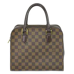 本物 ルイヴィトン LOUIS VUITTON LV トリアナ ダミエ エベヌ ハンドバッグ ブラウン N51155 Triana ビトン バッグ 中古・