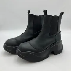 JEANASIS ジーナシス サイドゴアブーツ レディース M ブラック G-14-4