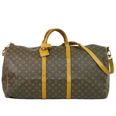 本物 ルイヴィトン LOUIS VUITTON LV キーポルバンドリエール 60 モノグラム 2WAY ボストンバッグ ブラウン M41412 ビトン バッグ 中古・