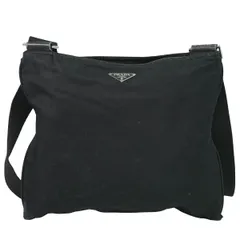 本物 プラダ PRADA ナイロン ショルダーバッグ ポシェット ブラック バッグ 中古・