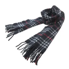 バーバリーズ Burberrys マフラー チェック カシミヤ ネイビー