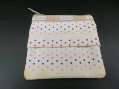 【TAKA69-67】△LeSportsac レスポートサック 水玉 ドット ポーチ