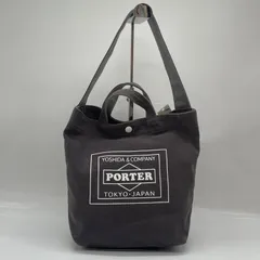 BN7681●PORTER×LOWERCASE ポーター 2WAYバッグ ブラウン系 キャンバス ユニセックス