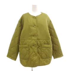 サマンサモスモス SM2 タグ付き ライトキルティング切替ブルゾン 中綿ジャケット F カーキ /AE