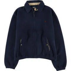 古着 ラルフローレン Ralph Lauren POLO by Ralph Lauren スイングトップタイプ フリースジャケット メンズM相当/eaa610733