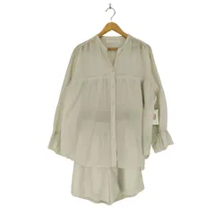 ジェラートピケ gelato pique ギャザーシャツ ショートパンツセットアップ ルームウェア レディース ONE SIZE 