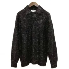 ユナイテッドアローズ UNITED ARROWS H beauty&youth 24AW RAINBOW SPARK 2B POLO ニット ポロシャツ セーター M ブラック