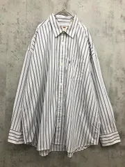 LEVI'S リーバイス ストライプ シャツ sizeM/白/青 ■◇ メンズ