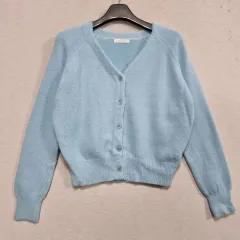 レディースコットンニットカーディガン 55 ㅡ0109