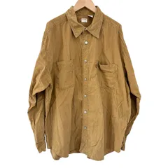  Levi's  リーバイス　長袖コーデュロイシャツ　キャメル　メンズ　Lサイズ【Z1751】