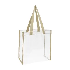 旅行 通勤 スパバッグ 化粧品/コスメ 着替え収納 pvc ショルダーバッグ 透明 軽量 トイレタリーバッグ 手提げ 海水浴 温泉 防水 大容量 クリアバッグ 多用途 ビニールバッグ プールバッグ [DFsucces]