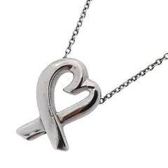 ★SALE【6jab0238】ティファニー ネックレス ラビングハート シルバー925【中古】レディース