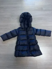 ポロラルフローレン キッズ ネイビー ダウンジャケット ジッパー故障 (修理必要)