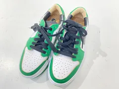 [七重浜80-1-080203nh] NIKE WMNS AIR JORDAN 1 ELEVATE LOW SE Lucky Green ナイキ エアジョーダン1 エレベート ロー DQ8394-301 22cm [中古] [レディース]
