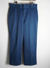 90s Vintage Dickies ディッキーズ TALON ジップ Work pants ワーク パンツ ビンテージ ヴィンテージ 紺 ネイビー 本物 383Q★2