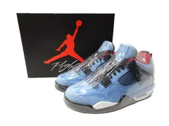 【未使用黒タグ付】NIKE トラヴィススコット エアジョーダン4 308497-406 カクタスジャック ユニバーシティブルー 25.5cm コラボ 2018