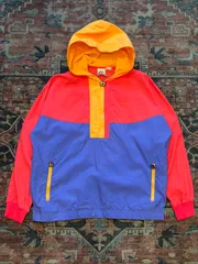 【 80’s ~90’s / NIKE】ナイキ　ナイロンジャケット　アノラックパーカー　Lサイズ程度