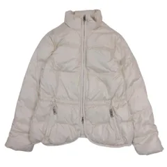 良品 BANANA REPUBLIC バナナリパブリック ダウンジャケット ブルゾン コート アウター XS オフ白 アイボリー レディース 古着 中古 USED