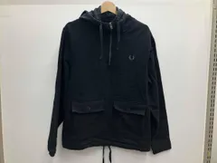 FRED PERRY フレッドペリー HEAVYWEIGHT PULLOVER SWEATSHIRT ヘビィーウェイト プルオーバー スウェットシャツ ブラック Mサイズ M8709
