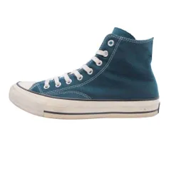 良品 CONVERSE ADDICT コンバースアディクト チャックテイラー Canvas Hi スニーカー ハイカット 1CJ542 27.5cm 青緑 青系  メンズ 古着 中古 USED