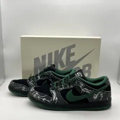 NIKE There Skateboards × SB Dunk Low Pro Anthracite and Gorge Green ゼアスケートボード × ナイキ SB HF7743-001 サイズ27.5㎝