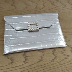 銀座和光　三つ折り　型押し　シルバー　銀 銀座和光 三つ折り 型押し シルバー 銀 - メルカリ