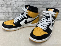 NIKE ナイキ AIR JORDAN 1 RETRO HIGH OG 555088-711 ハイカット スニーカー 25.5cm イエロー×ブラック×ホワイト