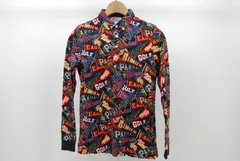 中古 レディース パーリーゲイツ PEARLY GATES 長袖ポロシャツ 1(M) 紺 カラフル ボタンダウン 総柄