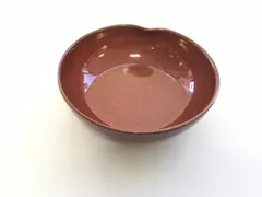 食器　皿　小皿　丸皿　朱色