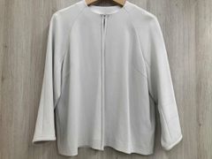 ソージュ フロントホック8分袖ジャケット L.GRAY Mサイズ - メルカリ