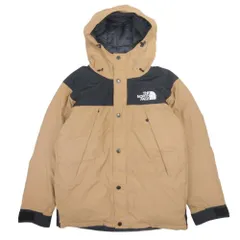 新品同様 THE NORTH FACE ノースフェイス	マウンテンダウンジャケット ブルゾン ゴアテックス ND91930 S ベージュ ブラック メンズ 古着 中古 USED