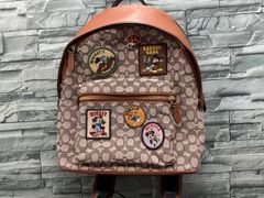 COACH ディズニー100周年限定 ミッキー シグネチャー リュックバグ