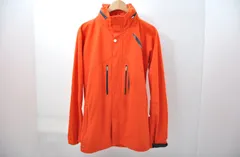 中古 メンズ アディダス adidas ブルゾン L 赤系 オレンジ アディピュア 長袖　2WAY