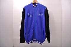 中古 メンズ 23区ゴルフ 23区GOLF ニットアウター M 青×紺 ブルー×ネイビー 長袖フルジップ 秋冬春